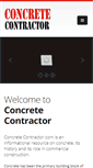 Mobile Screenshot of concretecontractor.com
